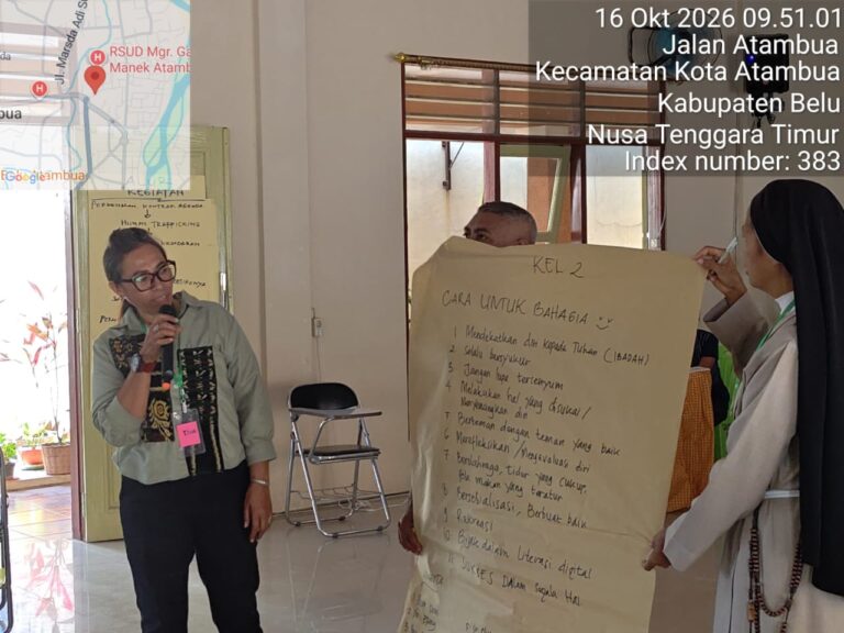 Pater Domi SVD: Bahagia Bukan Menunggu Luka Hilang, tetapi Menemukan Makna di Tengah Perjuangan Kemanusiaan