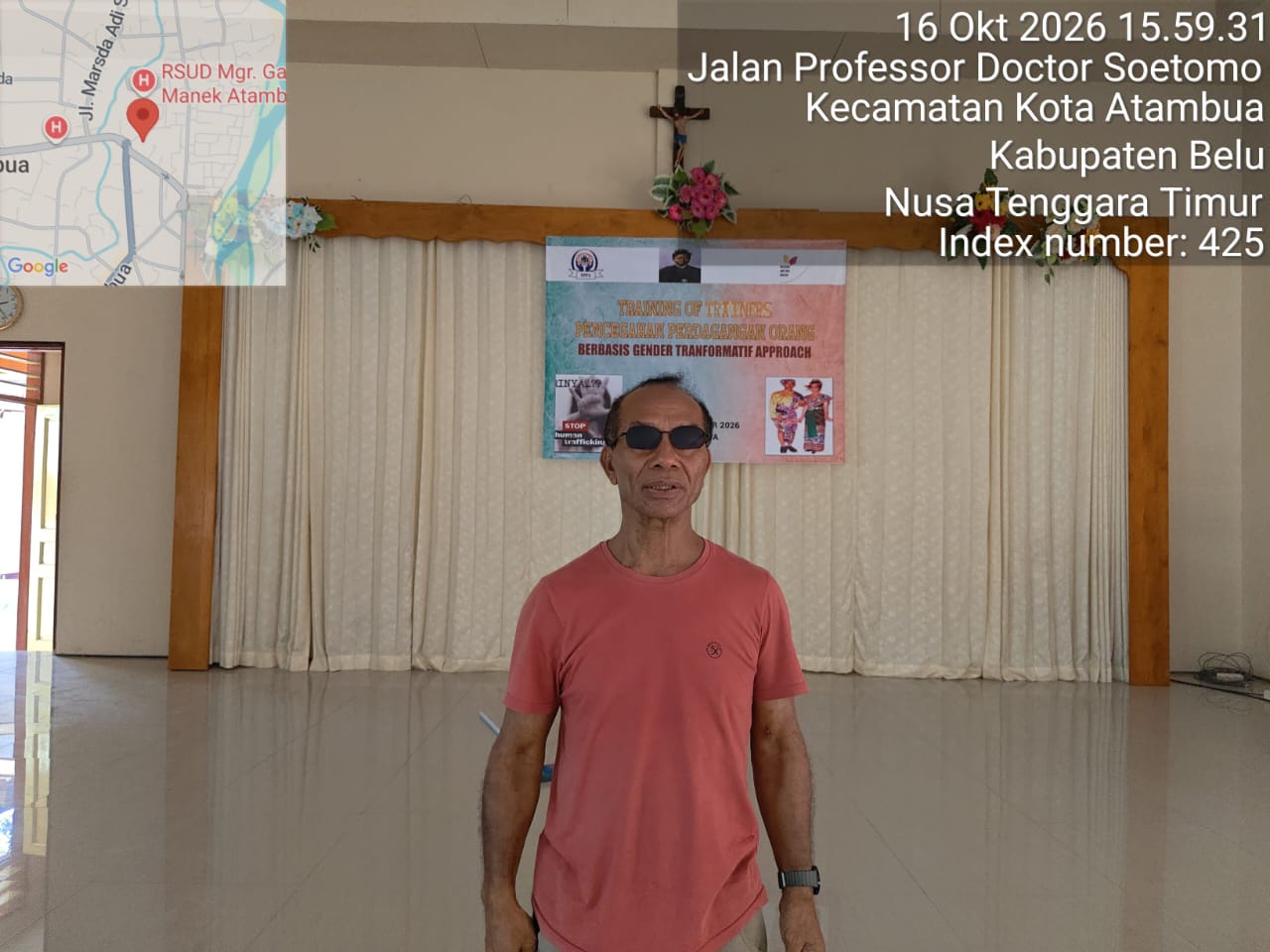 TOT Pencegahan Human trafficking Aula SSPS Atambua